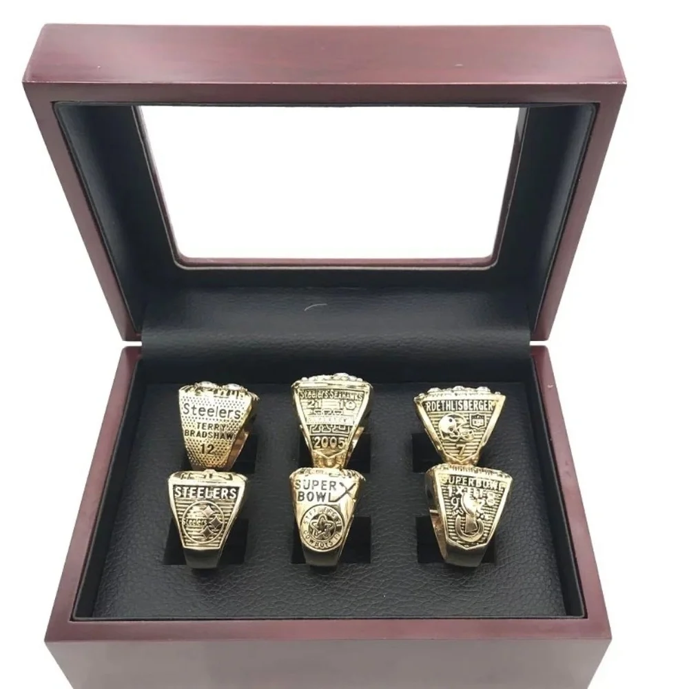Pittsburgh Steelers Superbowl Championship Ring Set Fan Edition No Box‎